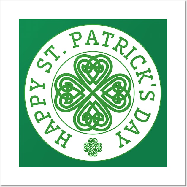 Happy St Patricks Day _ St Paddys Day Wall Art by POD Creations